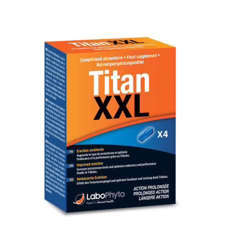 Titan XXL (4 comprimés) - Stimulant express