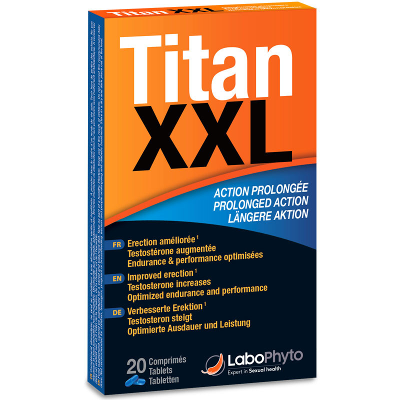 Titan XXL (20 comprimés) - Stimulant express