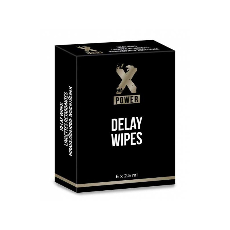 Delay Wipes (6 lingettes) - Retardants & Endurance